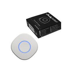 Vieds miniatūrais Wi-Fi daudzkanālu slēdzis Shelly button1, balts cena un informācija | Drošības sistēmas, kontrolieri | 220.lv