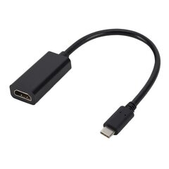 Roger Multimedia Adapter Type-C to HDMI (4K @ 30Hz, 1080P @ 60Hz) Черный цена и информация | Адаптеры и USB разветвители | 220.lv