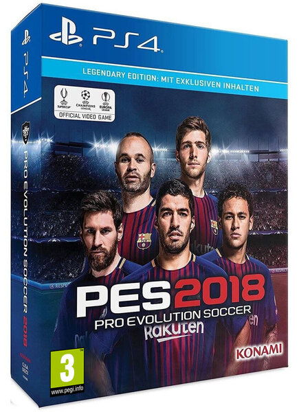 Spēle priekš PlayStation 4, Pro Evolution Soccer 2018 Legendary Edition