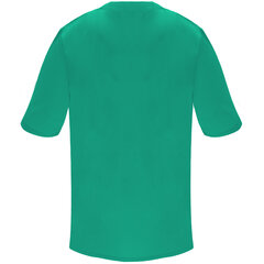 Unisex krekls ar īsām piedurknēm un izgriezumu, zilganzaļš cena un informācija | Medicīnas apģērbs  | 220.lv