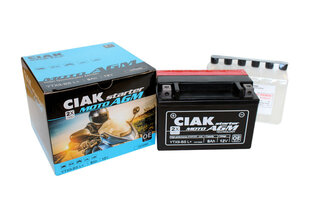 Akumulators CIAK YTX9-BS 9Ah 12V cena un informācija | Moto akumulatori | 220.lv