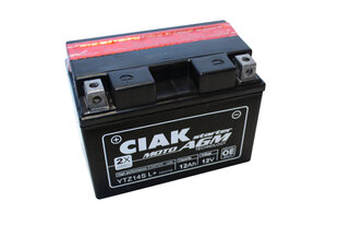 Akumulators CIAK YTZ14S 12 Ah 12 V cena un informācija | Moto akumulatori | 220.lv
