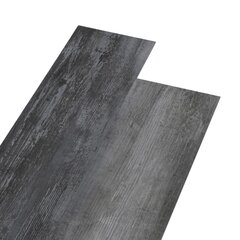 vidaXL grīdas dēļi, 4,46 m², 3 mm, spīdīgi pelēks PVC cena un informācija | Lamināts | 220.lv