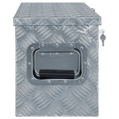 vidaXL kaste, 80x30x35 cm, alumīnijs, sudraba krāsā cena un informācija | Instrumentu kastes | 220.lv