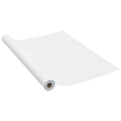 vidaXL mēbeļu līmplēve, balta, 500x90 cm, PVC cena un informācija | Līmplēves | 220.lv