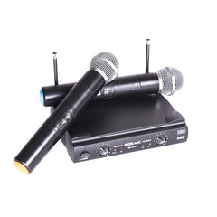 2 bezvadu mikrofonu komplekts Master Audio BE7014H cena un informācija | Mikrofoni | 220.lv