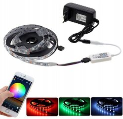 RGB LED mitrumizrturīgas lentes 5 m komplekts ar WIFI vadību cena un informācija | LED lentes | 220.lv