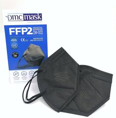 FFP2 respirators melns, 10 gab. cena un informācija | Pirmā palīdzība | 220.lv