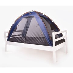 DERYAN moskītu tīkla telts gultai, 200x90x110 cm, zila cena un informācija | Moskītu tīkli | 220.lv