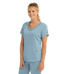 Medicīnas blūze sievietēm 7187 Ciel Blue cena un informācija | Medicīnas apģērbs  | 220.lv