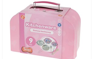 Набор игрушечной кухонной посуды Smiki, 9 шт. цена и информация | Игрушки для девочек | 220.lv