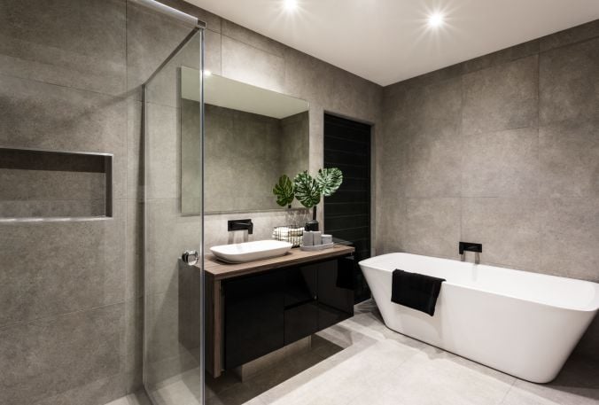 moderna vannas istaba